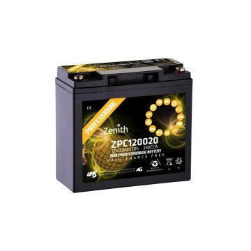 Batterie de démarrage AGM Zenith ZPC120020 12 V 20 Ah 230 A – AGM