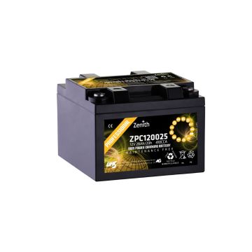 Batterie de démarrage AGM Zenith ZPC120025 12 V 28 Ah 410 A – AGM