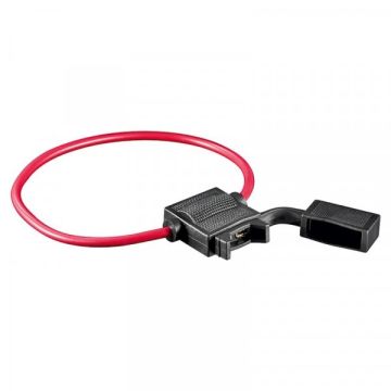 Porte-fusible étanche IP67 pour fusibles à lame ATO 1 mm² noir 