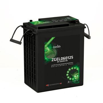 Batterie à décharge lente GEL Zenith ZGEL060125 6 V 290 Ah – GEL
