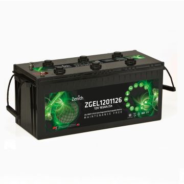 Batterie à décharge lente GEL Zenith ZGEL1201126 12 V 190 Ah – GEL