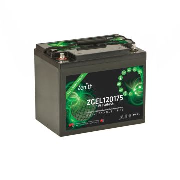 Batterie à décharge lente GEL Zenith ZGEL120175 12 V 75 Ah – GEL