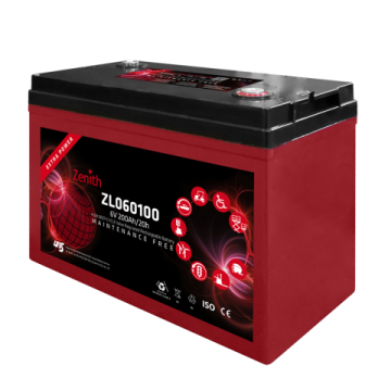 Batterie à décharge lente AGM Zenith ZL060100 6 V 200 Ah – AGM