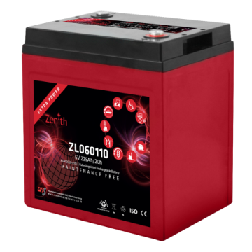 Batterie à décharge lente AGM Zenith ZL060110 6 V 224 Ah – AGM