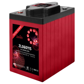 Batterie à décharge lente AGM Zenith ZL060115 6 V 245 Ah – AGM