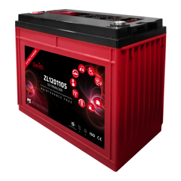 Batterie à décharge lente AGM Zenith ZL1201105 12 V 135 Ah – AGM